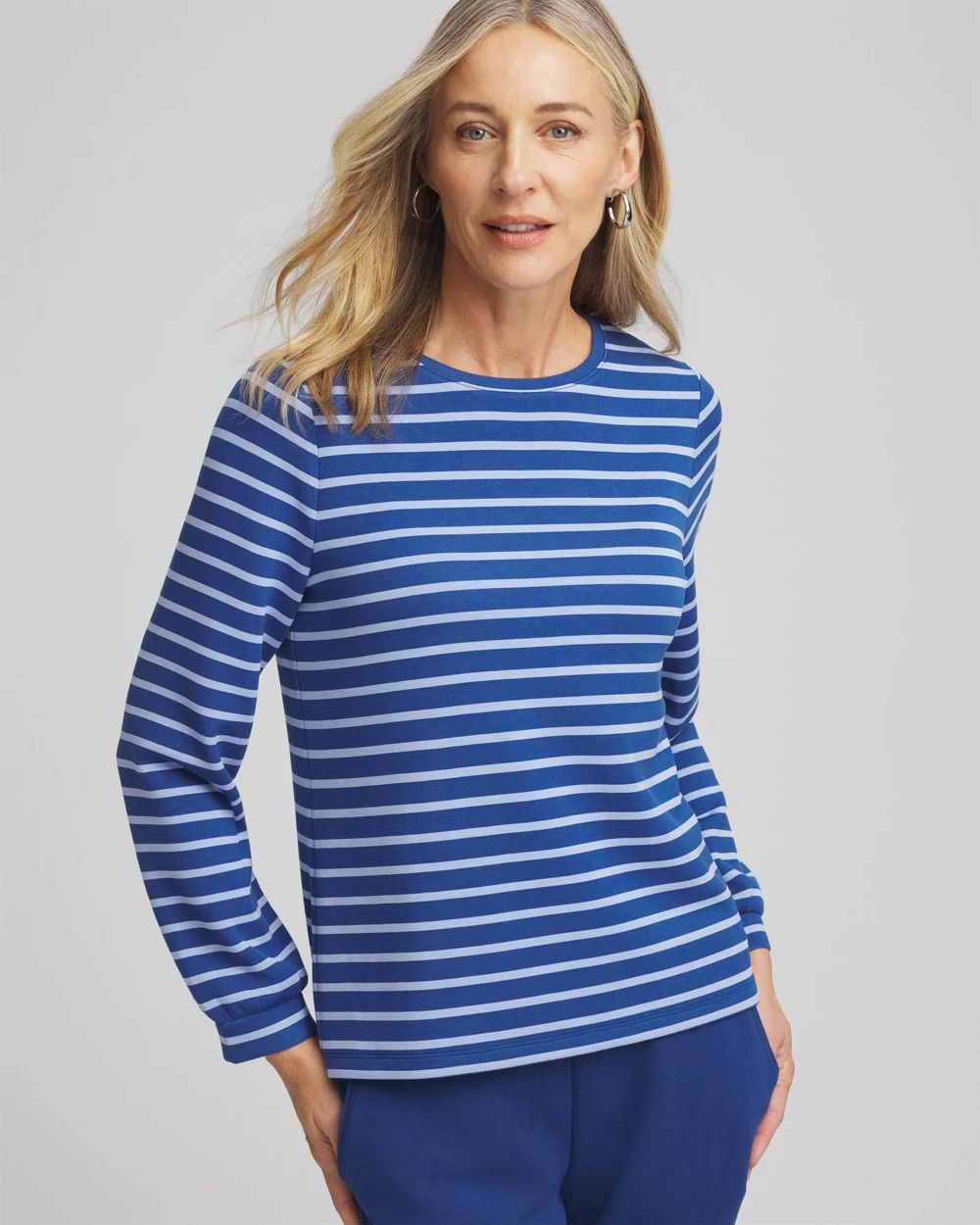 Zenergy® Scuba Striped Top | Chico's Zenergy® Scuba Striped Top | Chico's